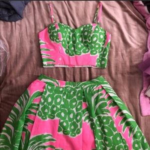 Lilly Pulitzer 2 piece dress